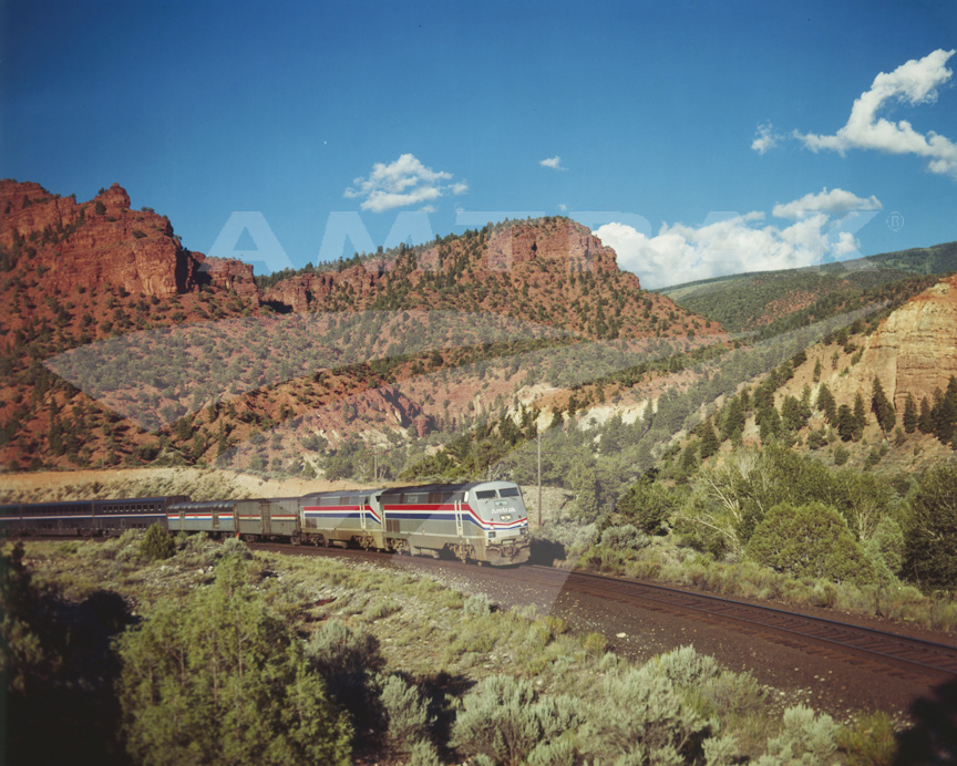 Amtrak's California zephyr Journey across the world